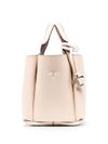 tod's - Calf leather tote bag with logo plaque - 1