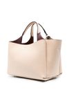 tod's - Calf leather tote bag with logo plaque - 3