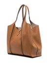 Medium T Timeless calf leather tote bag with pouch