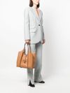 Medium T Timeless calf leather tote bag with pouch