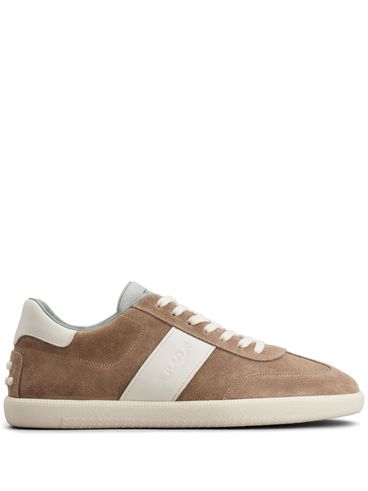 TOD'S - Suede calf leather Tabs sneakers