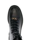 tod's - Calf leather boots with logo plaque - 2