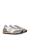 Sneakers H671 in pelle di vitello scamosciata con  testo