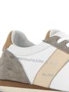 H671 Suede Calf Leather Sneakers with Text