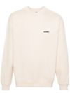 Cotton Le Sweatshirt Gros Grain Sweatshirt with Logo