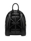 Quilted Synthetic Leather Backpack with Chain