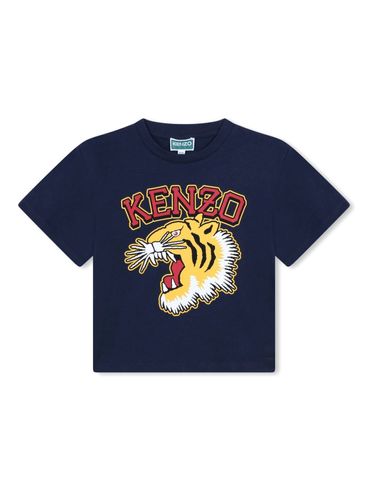 T-shirt in cotone biologico con stampa tigre