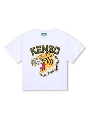 T-shirt in cotone biologico con stampa tigre