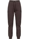 Pantaloni joggers Carico in felpa in cotone