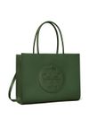 Small Ella shopping bag in eco leather with logo