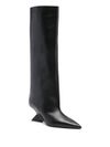 Cheope high boots in calf leather with pointed toe