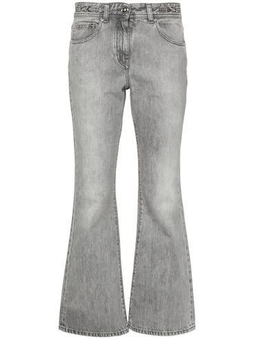 Jeans svasati crop Medusa '95 in cotone