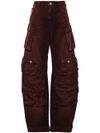 Pantaloni cargo Fern in cotone con tasche