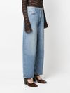 Jeans Low Slung Baggy in misto cotone