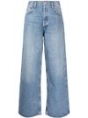 Low Slung Baggy jeans in cotton blend