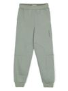 Cotton sweatpants with stitching