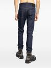 Low-rise slim fit stretch cotton jeans