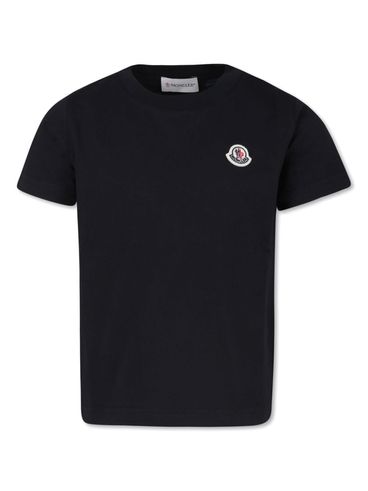 T-shirt in cotton with logo patch