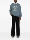 The Martin distressed cotton sweatshirt with print