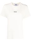 msgm - Cotton T-shirt with logo print