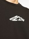 Cotton T-shirt with logo print