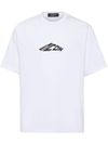 Cotton T-shirt with logo print