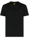 Cotton T-shirt with embroidered logo