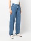 Straight Baggy Dad jeans in medium-rise cotton