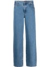 Straight Baggy Dad jeans in medium-rise cotton