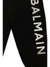 Cotton sweatpants with logo print