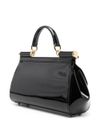 Elongated Sicily handbag in shiny calf leather