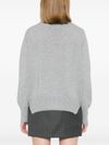 Melange cashmere cardigan with pockets