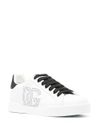 Portofino calfskin leather sneakers with logo