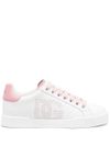 Portofino calfskin leather sneakers with logo