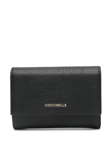 Medium Metallic Soft calfskin leather wallet