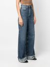 Jeans Dame in cotone biologico a gamba ampia