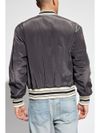 Bomber con logo ricamato