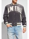 Bomber con logo ricamato