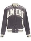 Bomber con logo ricamato