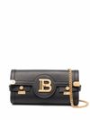 B-Buzz 23 clutch in calfskin leather