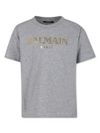 Cotton T-shirt with logo print