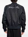 Bomber jacket with embroidered logo