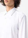 Stretch classic shirt with pointed collar