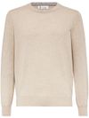 Cashmere crewneck sweater