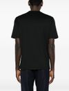 brunello cucinelli - T-shirt in cotone con logo stampato - 4