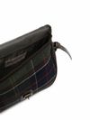 Crossbody bag with tartan pattern