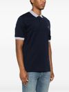 Cotton polo shirt with embroidered logo