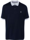 Cotton polo shirt with embroidered logo