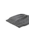 Ribbed cashmere beanie