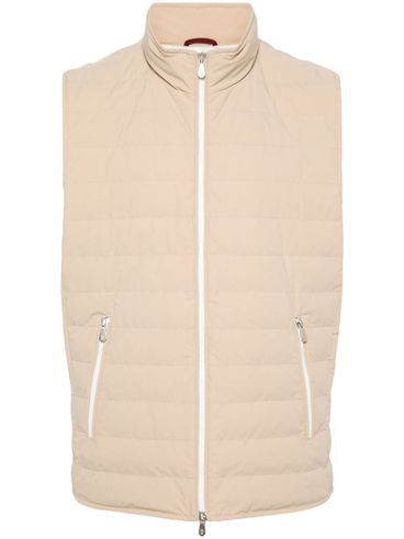 Quilted padded gilet in nylon